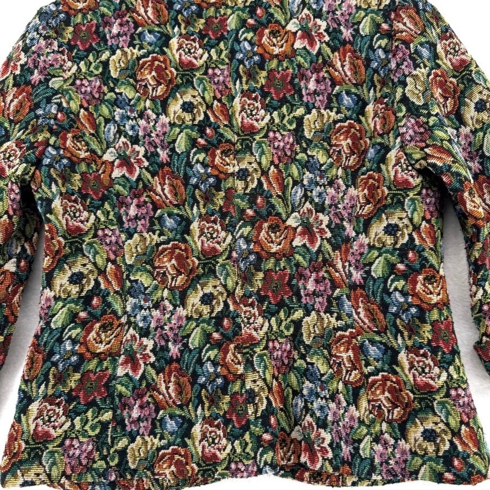 Tabitha Anthropologie Floral Tapestry‎ Blazer Jacket Size 4 - Picture 8 of 12